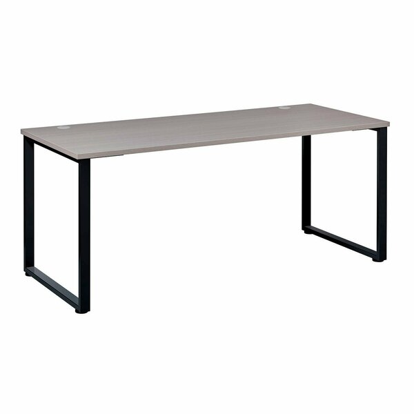 Interion By Global Industrial Interion Open Plan Office Desk, 60inW x 30inD x 29inH, Gray Top with Black Legs 695598